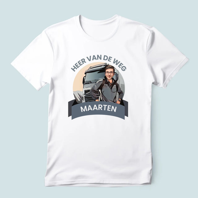 Jouw Karakter: Heer Van De Weg - T-Shirt Voor Heren