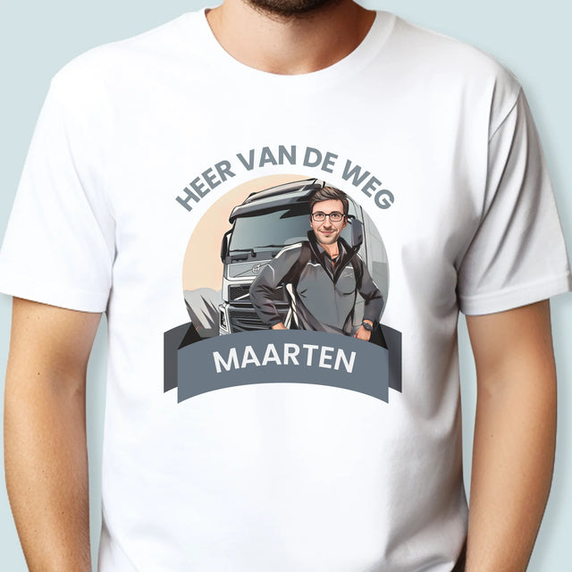 Jouw Karakter: Heer Van De Weg - T-Shirt Voor Heren