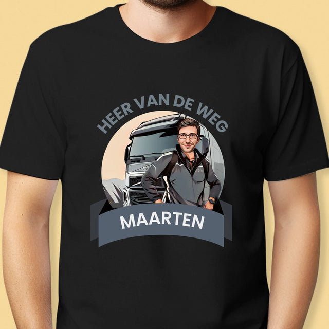 Jouw Karakter: Heer Van De Weg - T-Shirt Voor Heren
