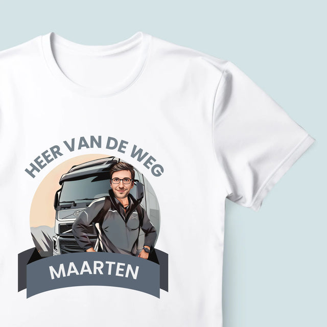 Jouw Karakter: Heer Van De Weg - T-Shirt Voor Heren