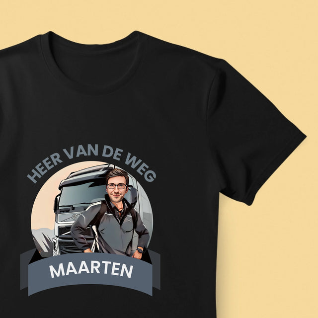 Jouw Karakter: Heer Van De Weg - T-Shirt Voor Heren