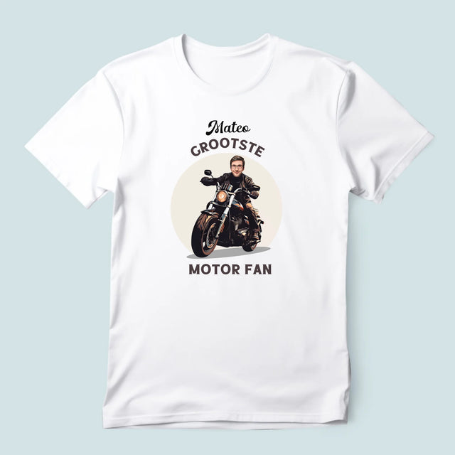 Jouw Karakter: Motor Fan - T-Shirt Voor Heren