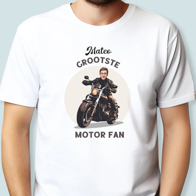 Jouw Karakter: Motor Fan - T-Shirt Voor Heren