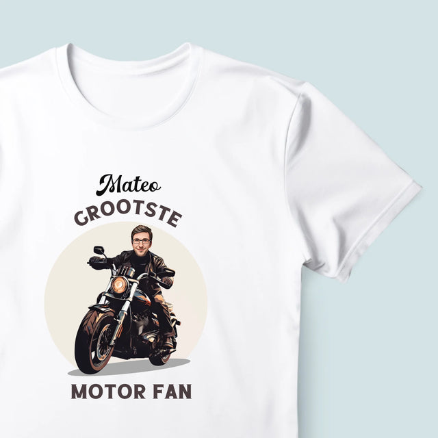 Jouw Karakter: Motor Fan - T-Shirt Voor Heren