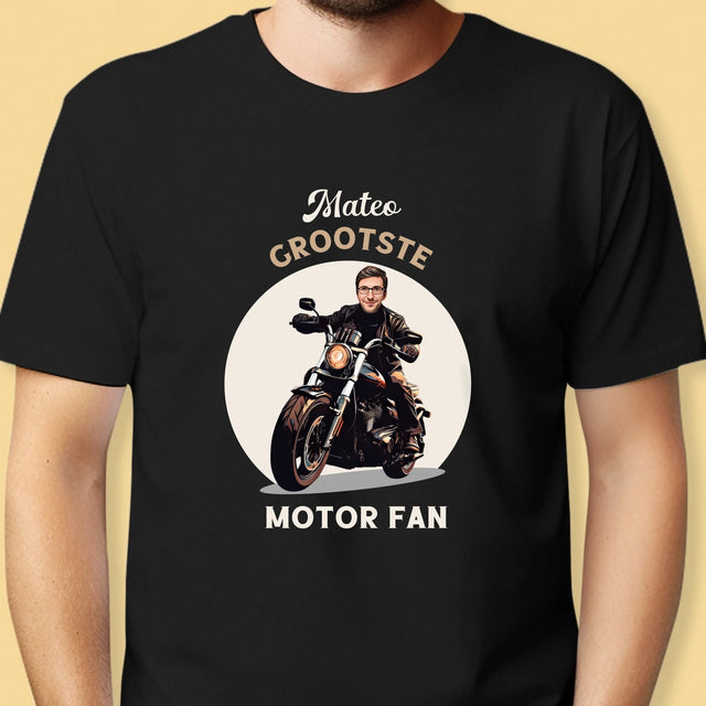 Jouw Karakter: Motor Fan - T-Shirt Voor Heren