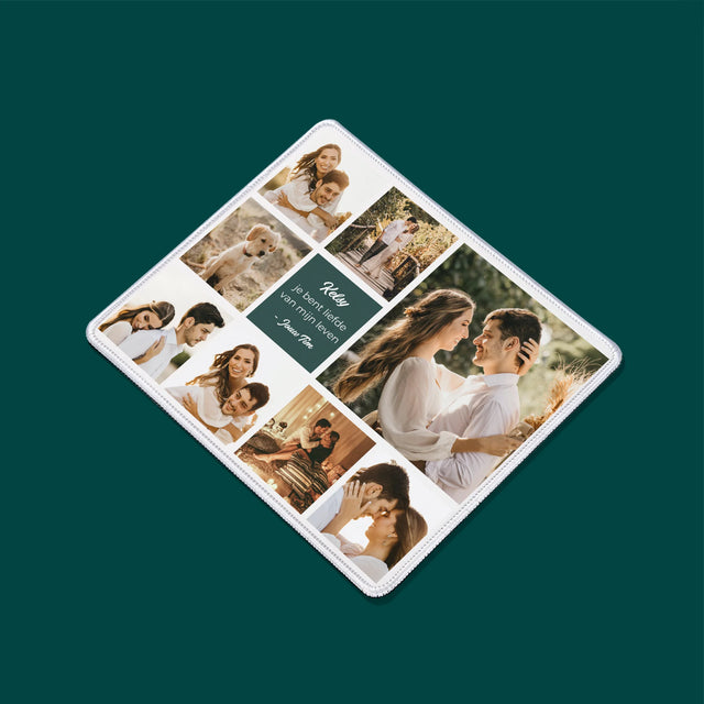 Fotocollage: Liefde Collage - Muismat