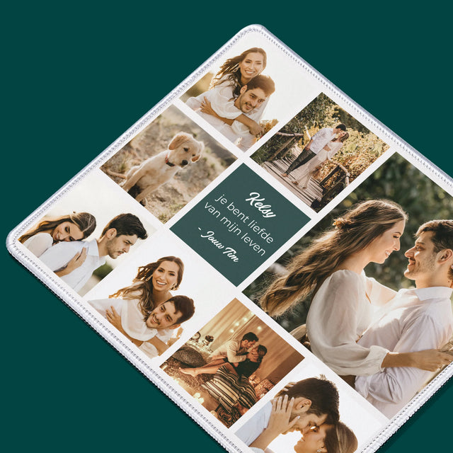 Fotocollage: Liefde Collage - Muismat