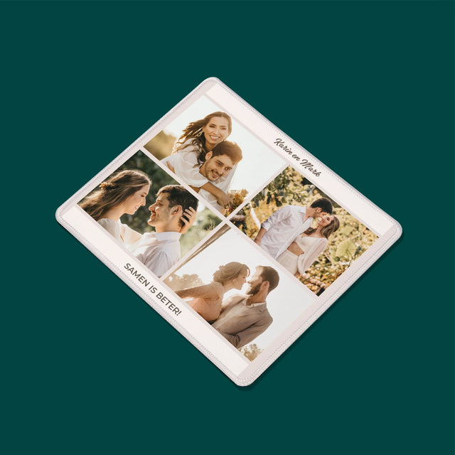 Fotocollage: Samen Is Beter - Muismat