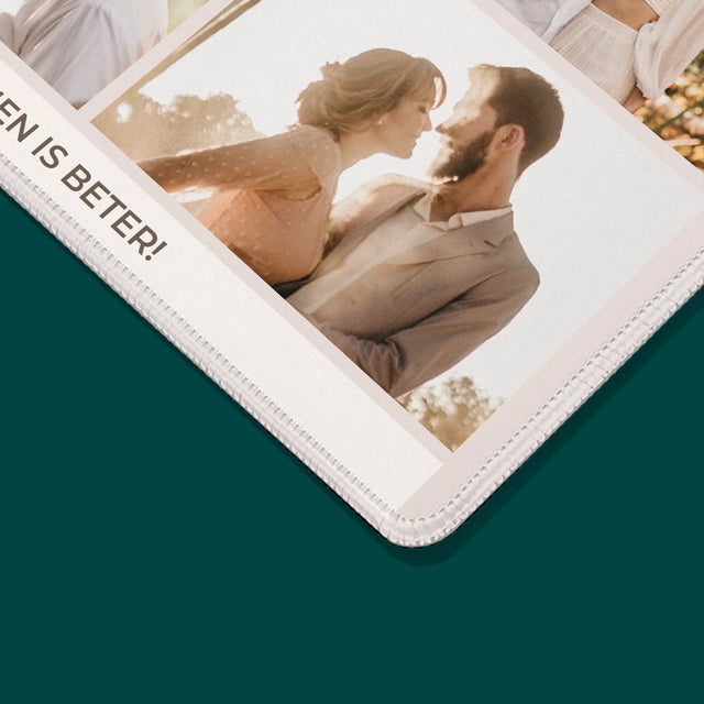 Fotocollage: Samen Is Beter - Muismat