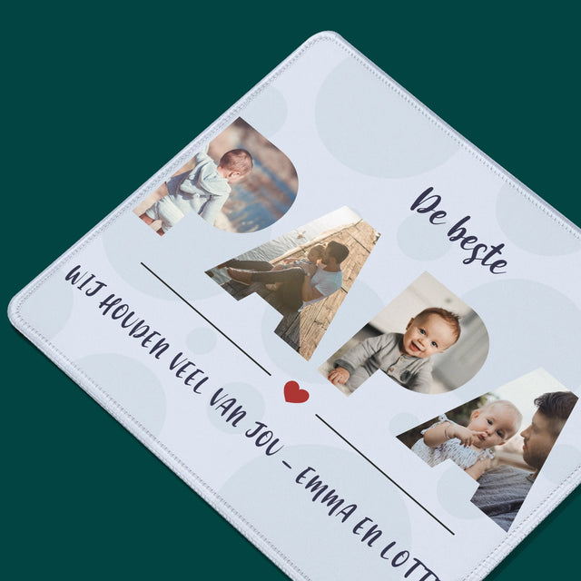 Woord Van Foto'S: Papa  - Muismat