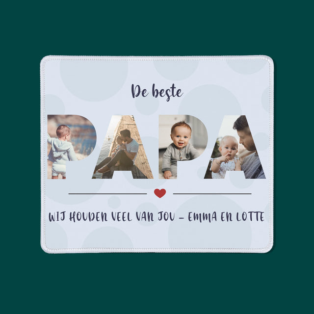 Woord Van Foto'S: Papa  - Muismat