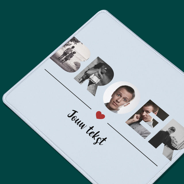 Woord Van Foto'S: Broer - Muismat