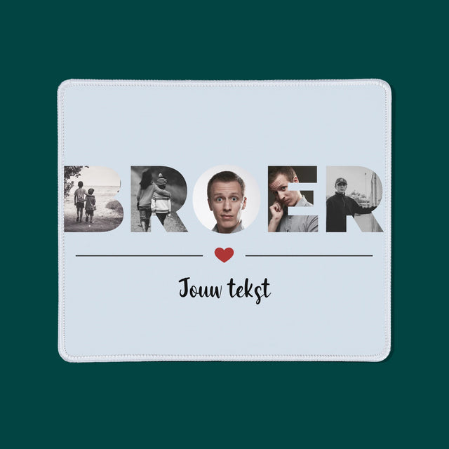 Woord Van Foto'S: Broer - Muismat