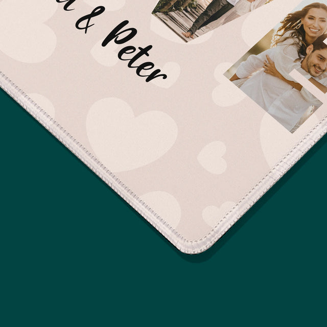 Woord Van Foto'S: Love Met Jouw Foto'S - Muismat