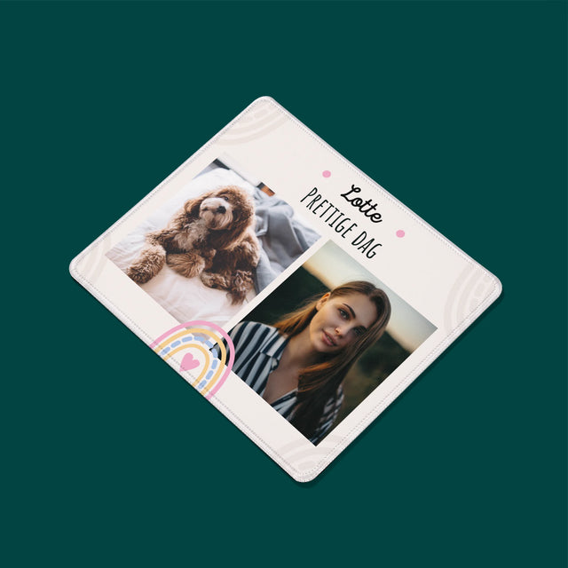 Fotocollage: Prettige Dag - Muismat