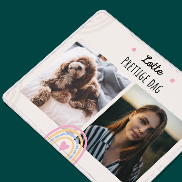 Fotocollage: Prettige Dag - Muismat