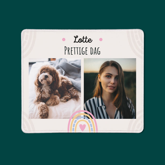 Fotocollage: Prettige Dag - Muismat