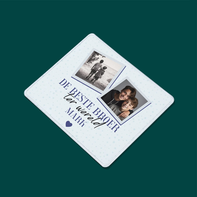 Fotocollage: De Beste Broer - Muismat