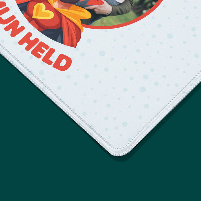 Foto En Handtekening: Papa, Mijn Held - Muismat