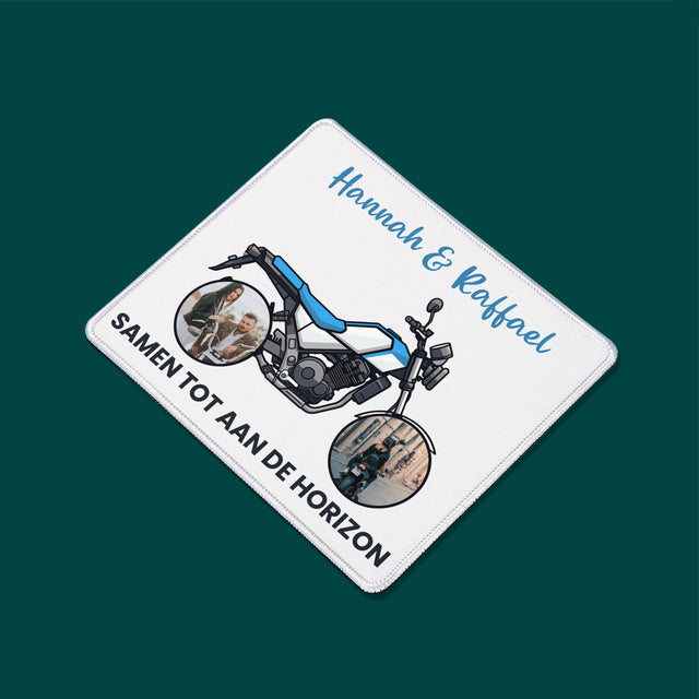 Fotocollage: Samen Tot Aan De Horizon - Muismat