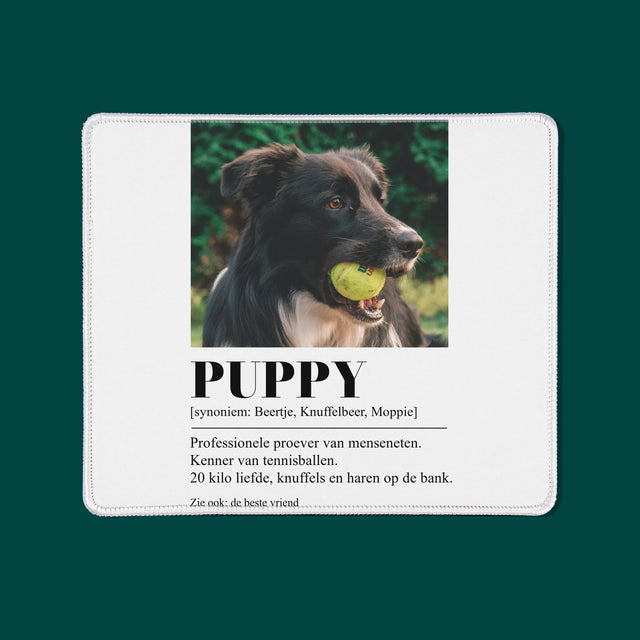 Foto En Handtekening: Huisdier Definitie - Muismat