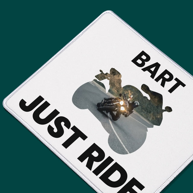 Vorm Van Foto'S: Just Ride - Muismat