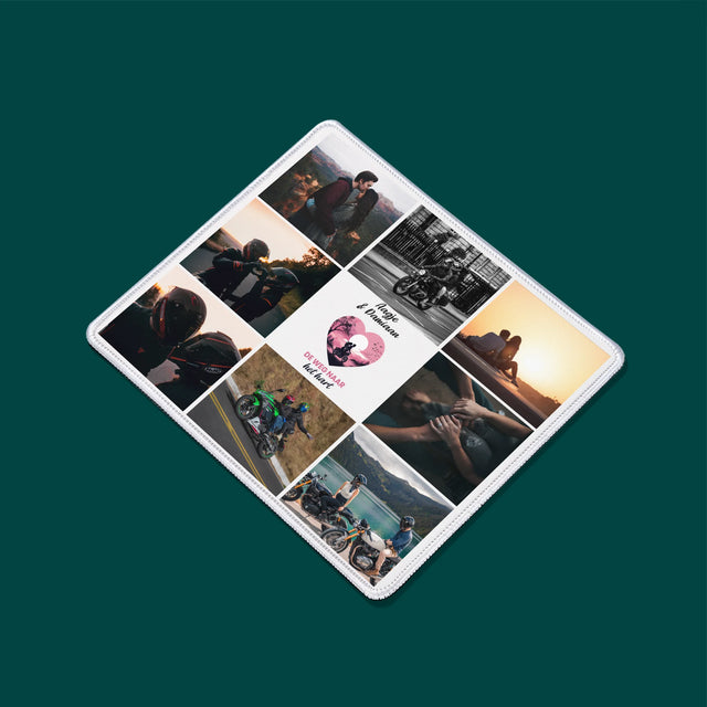 Fotocollage: De Weg Naar Het Hart - Muismat