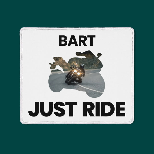 Vorm Van Foto'S: Just Ride - Muismat