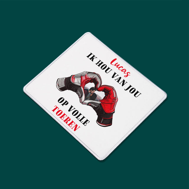 Foto En Handtekening: Ik Hou Van Jou Op Volle Toeren - Muismat