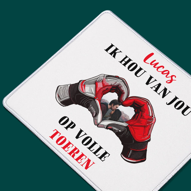 Foto En Handtekening: Ik Hou Van Jou Op Volle Toeren - Muismat