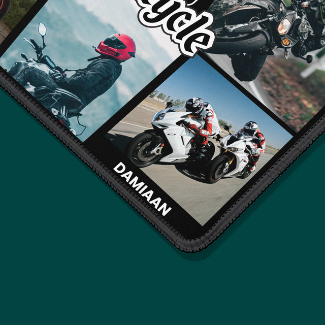 Fotocollage: King Of The Motorcycle - Muismat