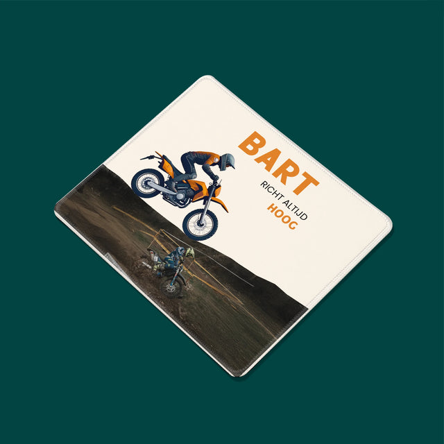 Foto En Handtekening: Richt Altijd Hoog - Muismat