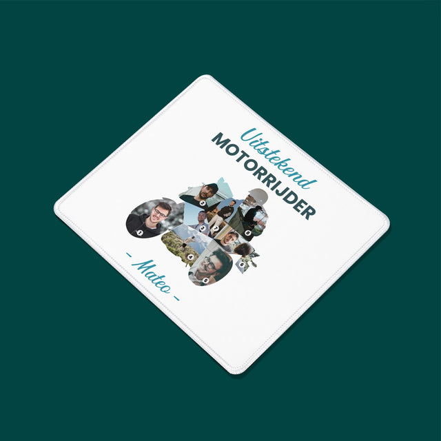 Vorm Van Foto'S: Uitstekend Motorrijder - Muismat