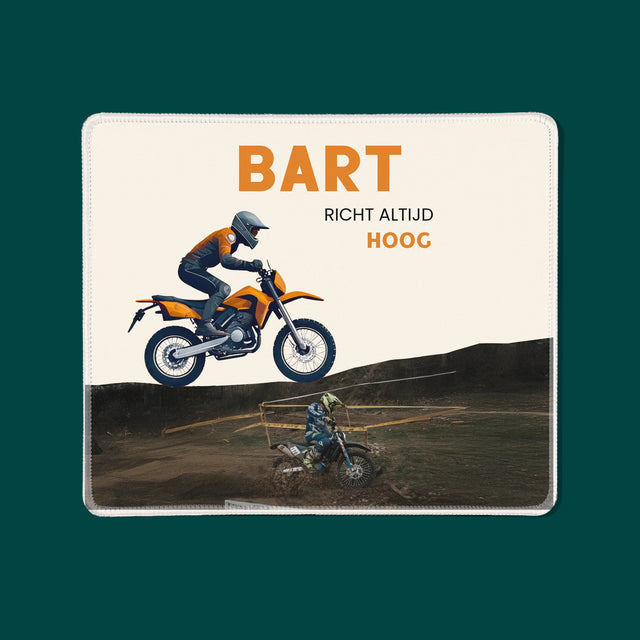 Foto En Handtekening: Richt Altijd Hoog - Muismat