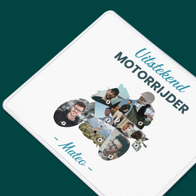 Vorm Van Foto'S: Uitstekend Motorrijder - Muismat