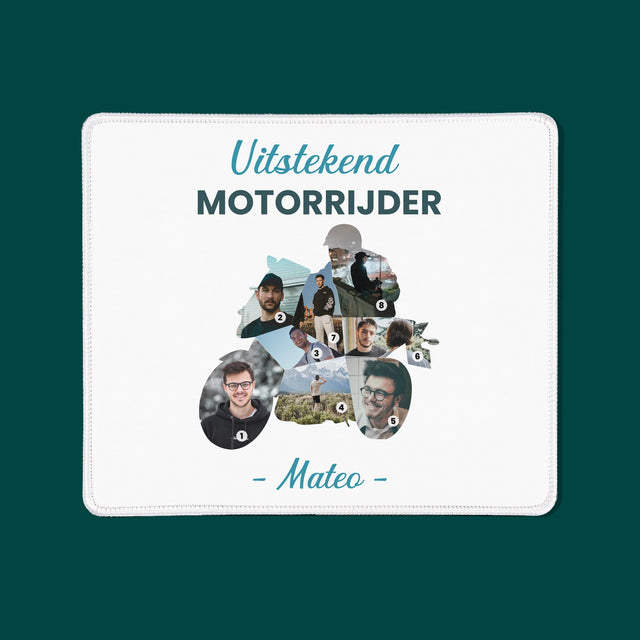 Vorm Van Foto'S: Uitstekend Motorrijder - Muismat