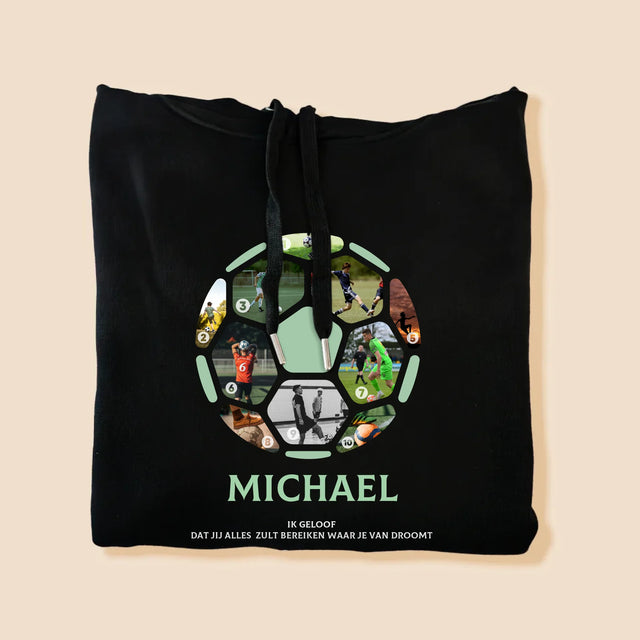 Fotocollage: Fotocollage Voetbal - Herentrui Met Kap