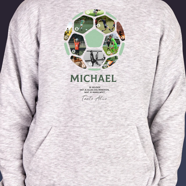 Fotocollage: Fotocollage Voetbal - Herentrui Met Kap