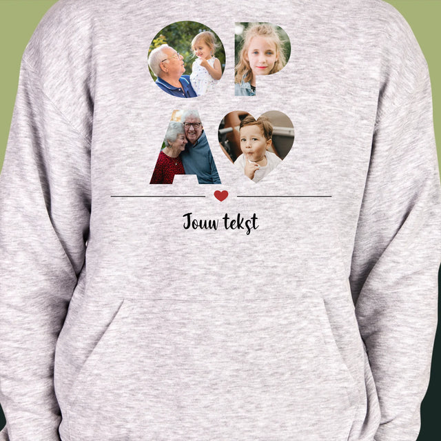 Woord Van Foto'S: Opa - Herentrui Met Kap