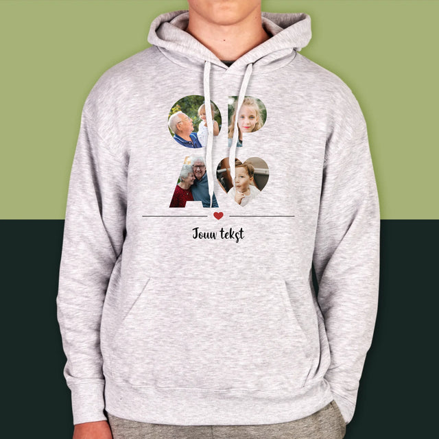 Woord Van Foto'S: Opa - Herentrui Met Kap