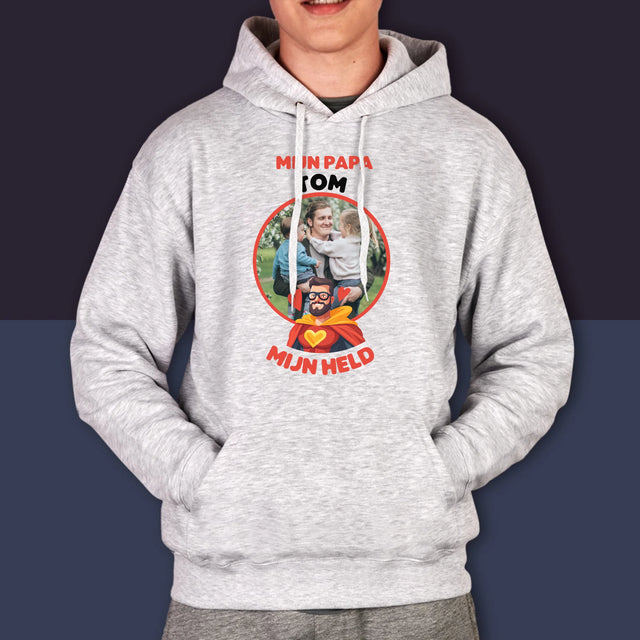 Foto En Handtekening: Papa, Mijn Held - Herentrui Met Kap