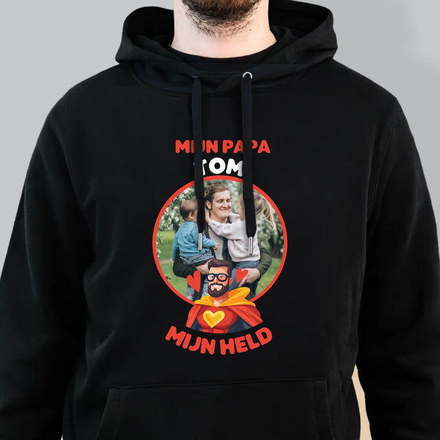 Foto En Handtekening: Papa, Mijn Held - Herentrui Met Kap