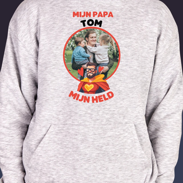 Foto En Handtekening: Papa, Mijn Held - Herentrui Met Kap