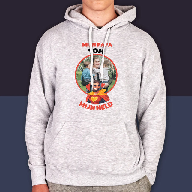 Foto En Handtekening: Papa, Mijn Held - Herentrui Met Kap