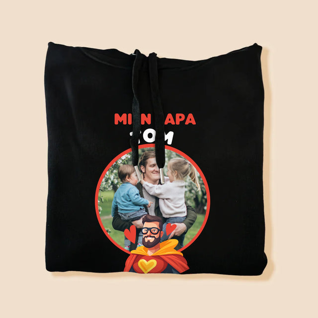 Foto En Handtekening: Papa, Mijn Held - Herentrui Met Kap