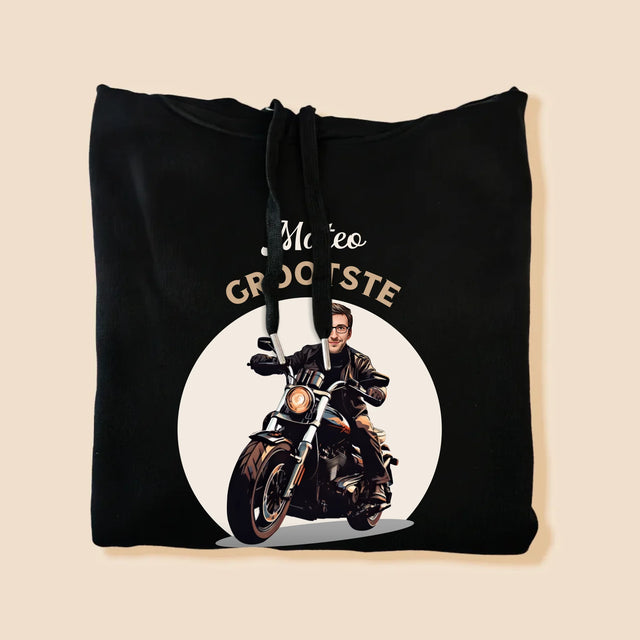 Jouw Karakter: Motor Fan - Herentrui Met Kap