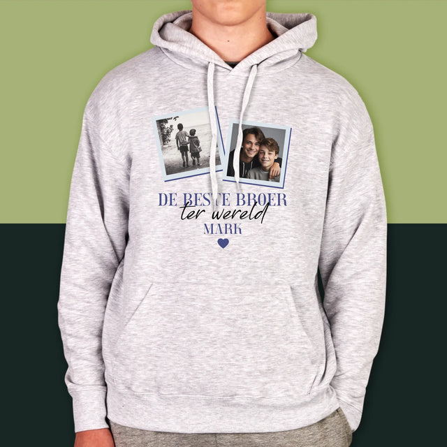 Fotocollage: De Beste Broer - Herentrui Met Kap