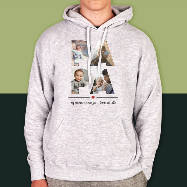 Woord Van Foto'S: Papa - Herentrui Met Kap