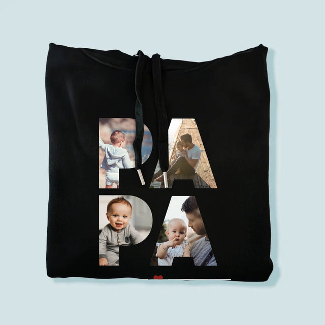 Woord Van Foto'S: Papa - Herentrui Met Kap