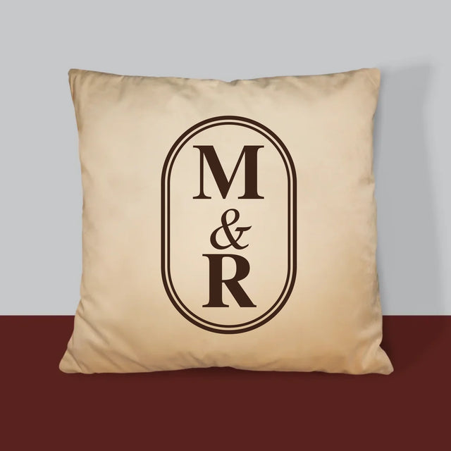 Monogram: Initialen - Kussen (Monogram)